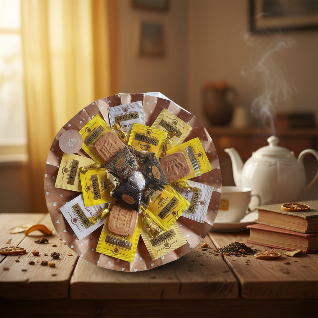 Theeboeket everyday geel de boeketmakerij 1