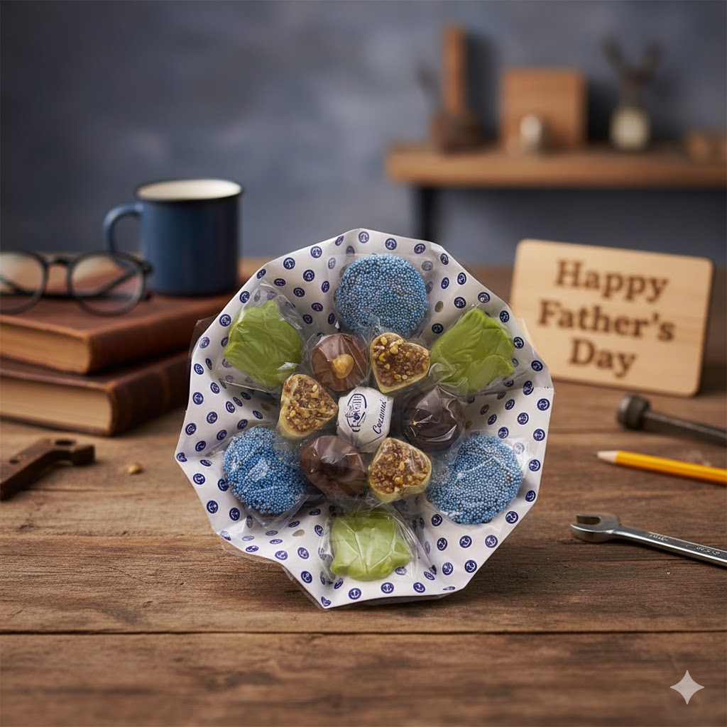 Vaderdag chocolade boeket deboeketmakerij